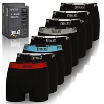 Everlast Bokserki Męskie Zestaw Czarny Guma Bawełna Zestaw 8 Sztuk Rozmiar XL Everlast