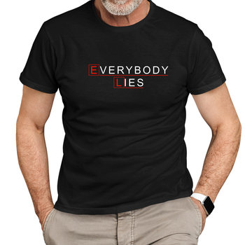 Everybody lies - męska koszulka dla fanów serialu Dr House - Koszulkowy