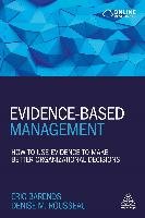 Evidence-Based Management Briner Rob, Barends Eric, Rousseau Denise M.