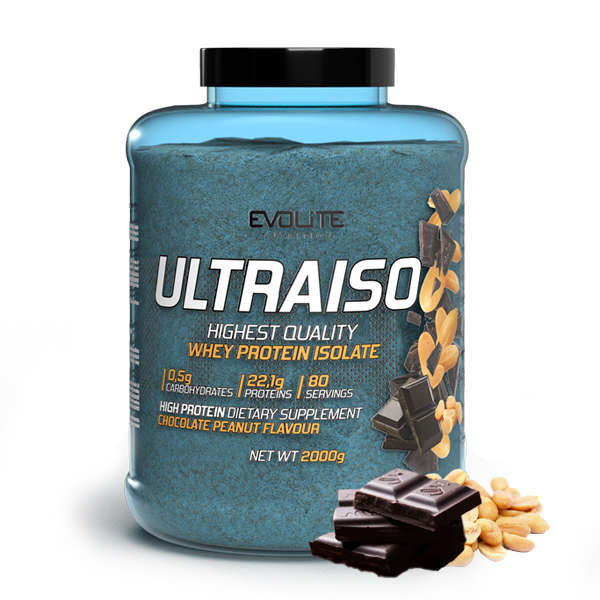 Фото - Протеїн Evolite Nutrition UltraIso 2000g Double Chocolate Peanut 