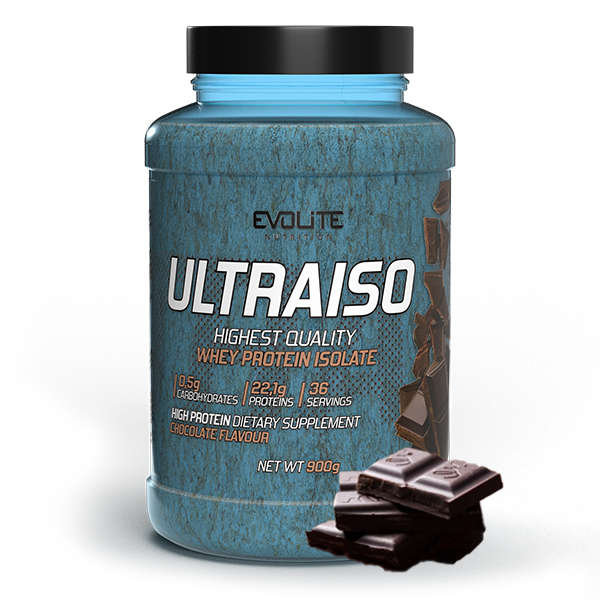 Фото - Протеїн Evolite Nutrition UltraIso 900g Double Chocolate 