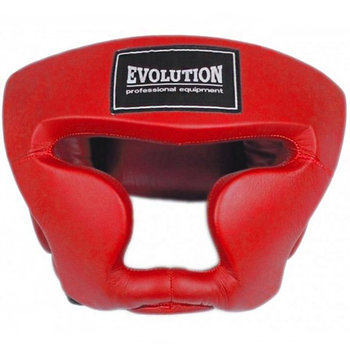 Evolution, Kask bokserski treningowy OG-230 , czerwony  - EVOLUTION