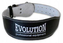 Evolution, Pas kulturystyczny skórzany, 10 cm L EVOLUTION