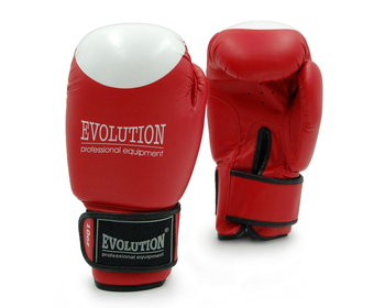 Evolution, Rękawice bokserskie ze skóry syntetycznej PRO 8 oz - EVOLUTION