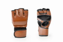 Evolution, Rękawice MMA ze skóry naturalnej Retro Tan RM-130 M EVOLUTION