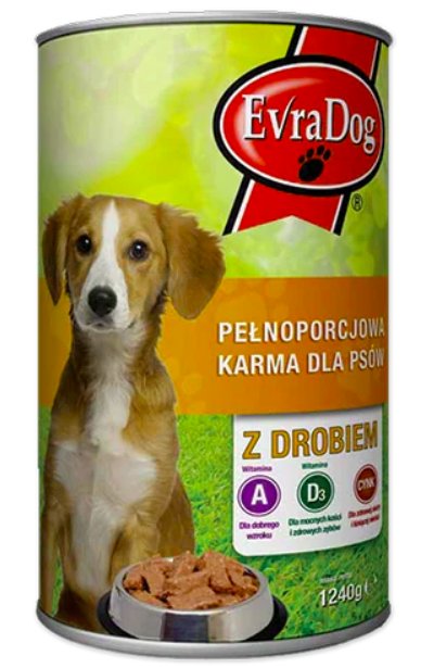 EVRA DOG PIES 1250G PUSZKA DRÓB - Inny producent | Sklep EMPIK.COM