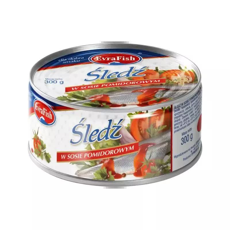 EVRA ŚLEDŹ W SOSIE POMIDOROWYM 300G - Inna marka | Sklep EMPIK.COM