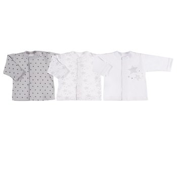 Ewa Klucze, Kaftan dziecięcy z długim rękawem, Lullaby, 3-pack, rozmiar 50 - Ewa Klucze