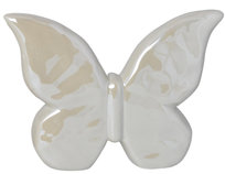 Ewax, Motyl Ceramiczny zielony, perłowy, 19,5x4x14,5x4x14,5 cm