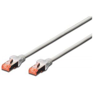 ewent IM1071 - Kabel krosowy CAT 6 S/FTP podwójnie ekranowany/2 x złącza RJ45, 1 metr, szary - Ewent