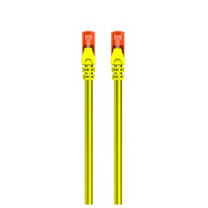 ewent Network Patch Cable Cat 6 U/UTP, AWG 24/7, 2 złącza RJ45 żółty - Ewent