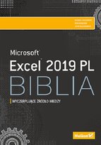Excel 2019 PL. Biblia Kusleika Richard, Alexander Michael, Walkenbach John