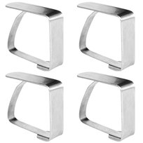 Excellent Houseware Klipsy Do Obrusu Stalowe 4 Szt.