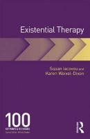 Existential Therapy - Iacovou Susan