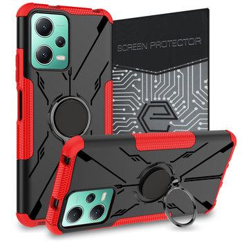 EXOGUARD MECH RING + SZKŁO - XIAOMI REDMI NOTE 12 5G / POCO X5 5G - PANCERNE CASE OBUDOWA FUTERAŁ RING - Inny producent