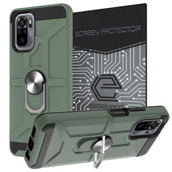 EXOGUARD XRING + SZKŁO - REDMI NOTE 10 / NOTE 10S – PANCERNE CASE OBUDOWA FUTERAŁ RING - Exoguard