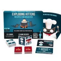 Exploding Kittens Recipes for Disaster - The Ultimate Collection With 13 New Ways To Play, 2-5 Players - Ages 7+, Adults and Kids Card Game, Great For Family Gatherings, Game Night Exploding Kittens