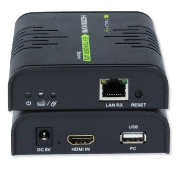 Extender / KVM Techly HDMI+USB po Skrętce Cat.5e/6 do 120m - Techly