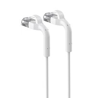 Extralink Kat.6 U/FTP 10m 1Gbps Biały | Patchcord LAN | Miedź Kabel sieciowy skrętka, łamana końcówka Extralink