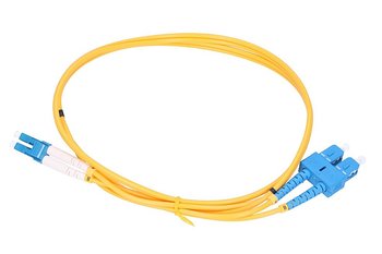 Extralink LC/UPC-SC/UPC Patchcord Jednomodowy, Duplex, G652D, 3mm, 10m - EXTRALINK