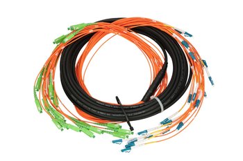 Extralink SC/APC-LC/PC | multipatchcord | SM 24F 10M, kaskada 90cm - EXTRALINK