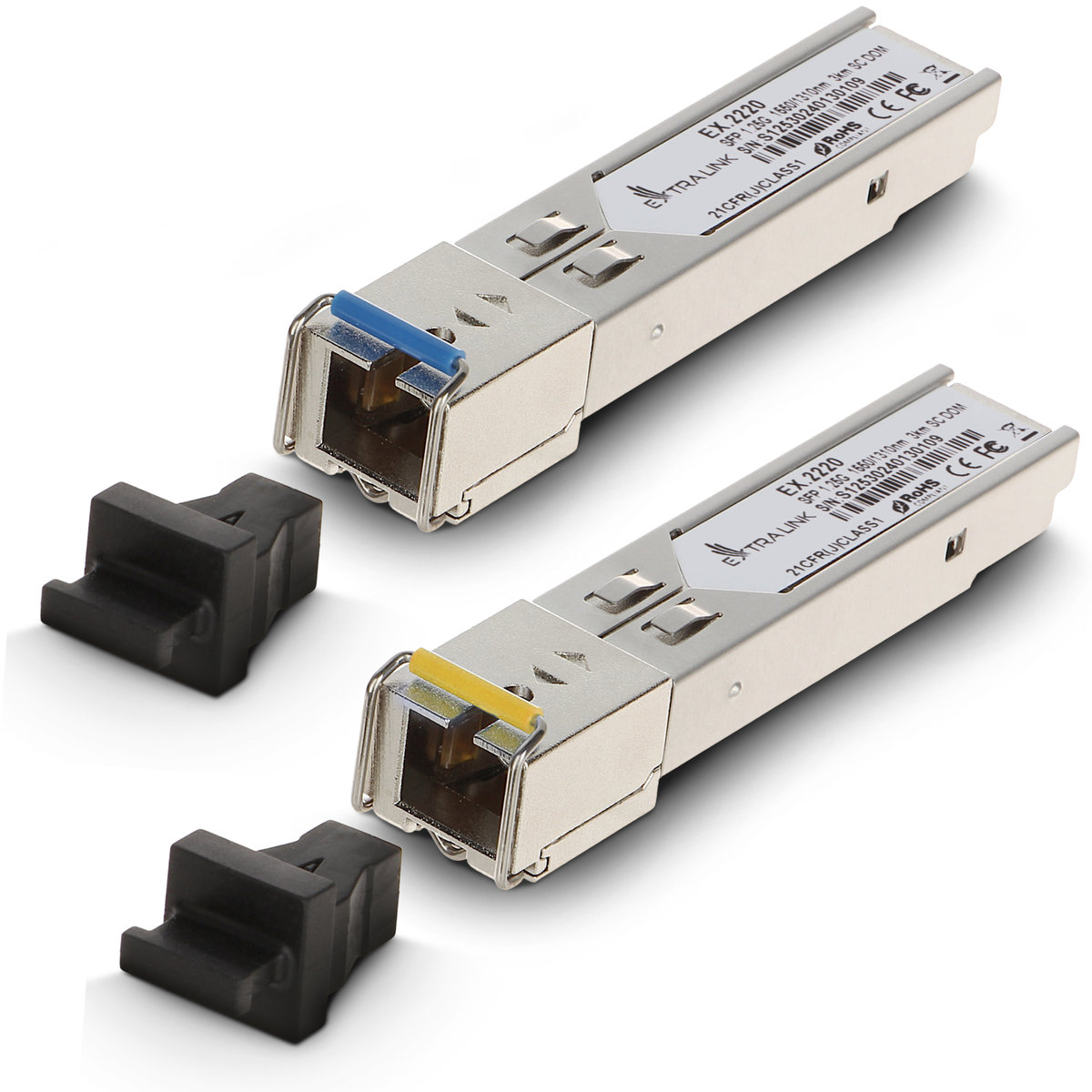 Extralink SFP 1.25G Moduł SFP WDM 1,25Gbps, 1310/1550nm, single mode ...