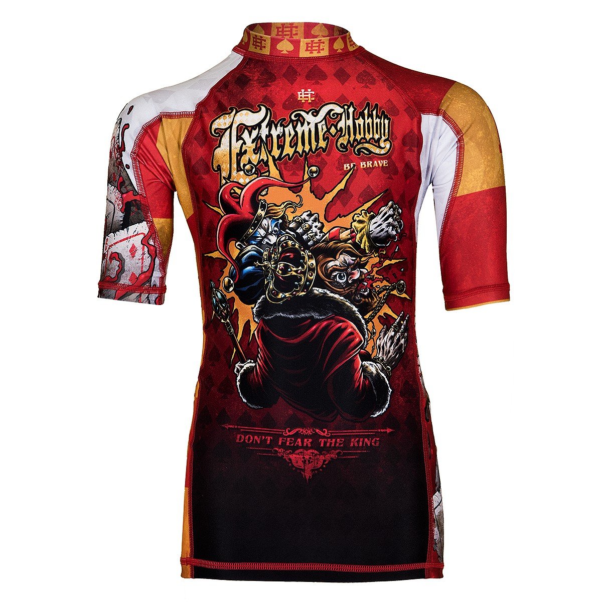 Extreme Hobby, Rashguard chłopięcy termoaktywny z krótkim rękawem, Killer Cards, rozmiar 104