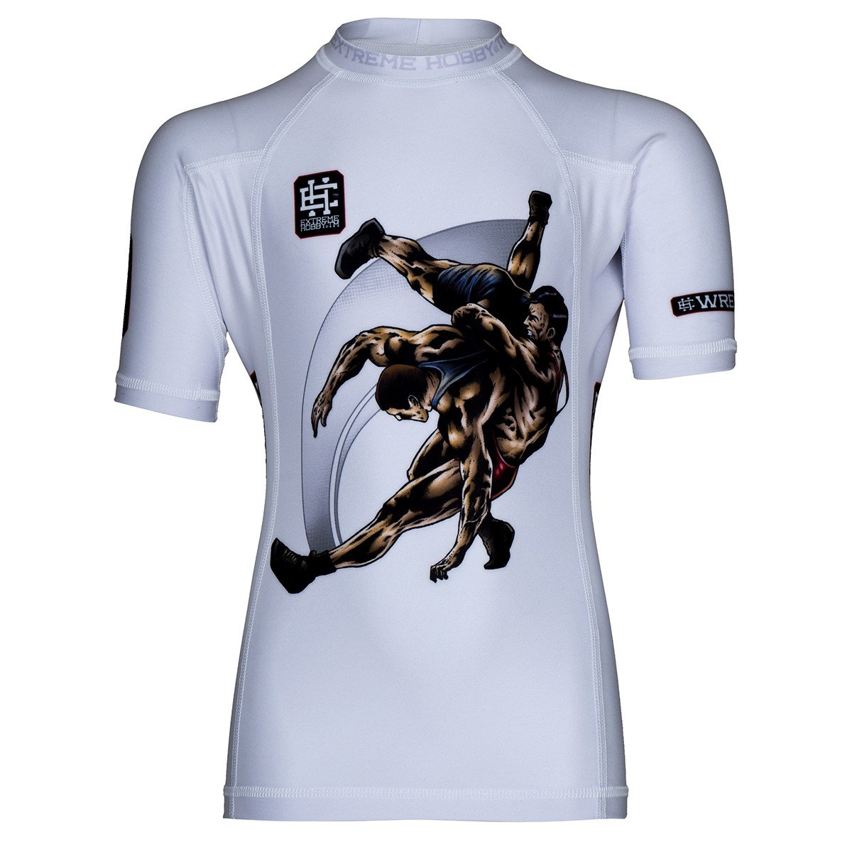 Extreme Hobby, Rashguard chłopięcy termoaktywny z krótkim rękawem, Wrestling, rozmiar 104