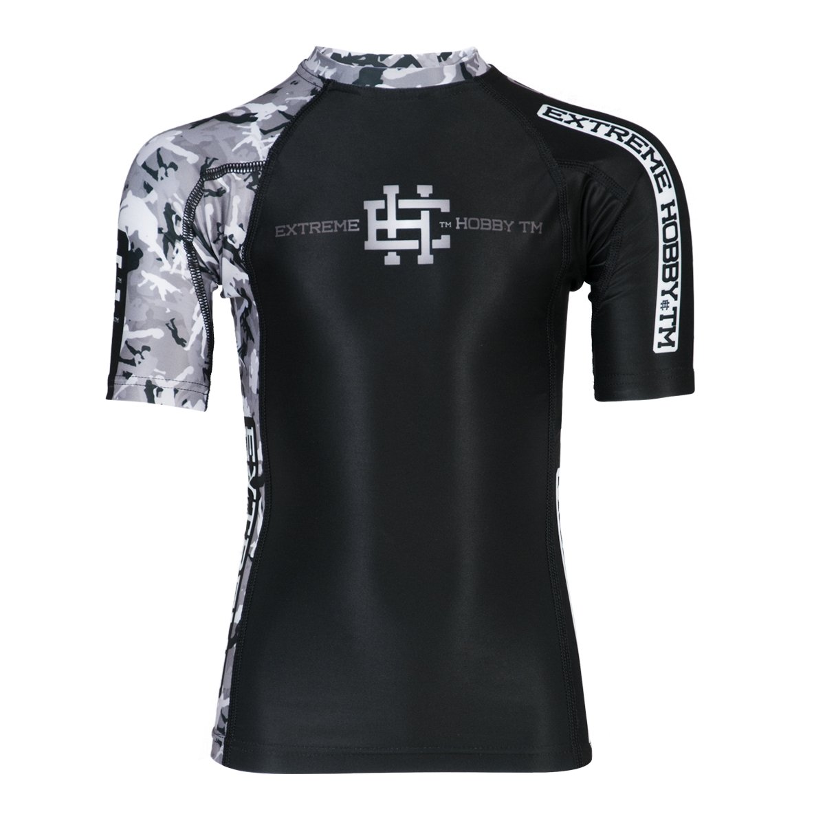 Extreme Hobby, Rashguard dziecięcy z krótkim rękawem, Combat Game, rozmiar 116, czarny