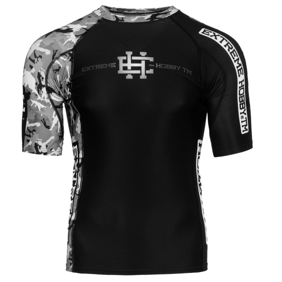 Extreme Hobby, Rashguard z krótkim rękawem, Combat Game, rozmiar 2XL, czarny