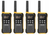 Extreme Krótkofalówka Walkie Talkie PMR Decross DC93 QUAD duży zestaw, IP67