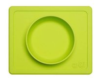 EZPZ, Silikonowa miseczka z podkładką, Mini Bowl, Zielony, 2w1 