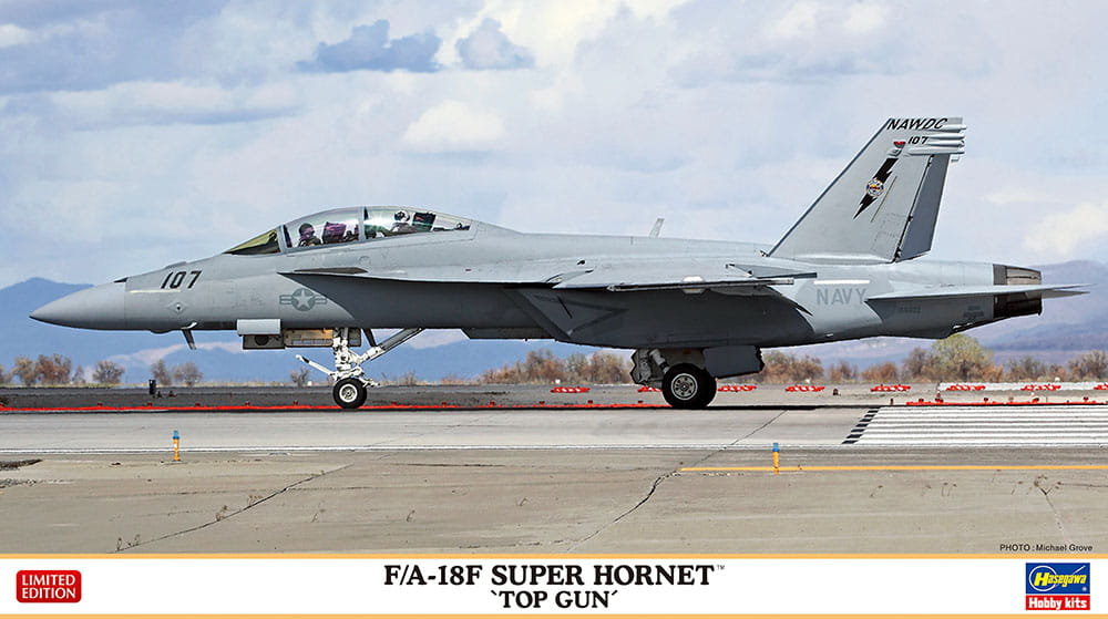 Фото - Збірна модель Hasegawa F/A-18F Super Hornet  1:72  02404 (Top Gun)