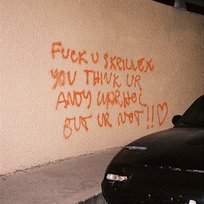 F*CK U SKRILLEX YOU THINK UR ANDY WARHOL BUT UR NOT!! <3 Skrillex