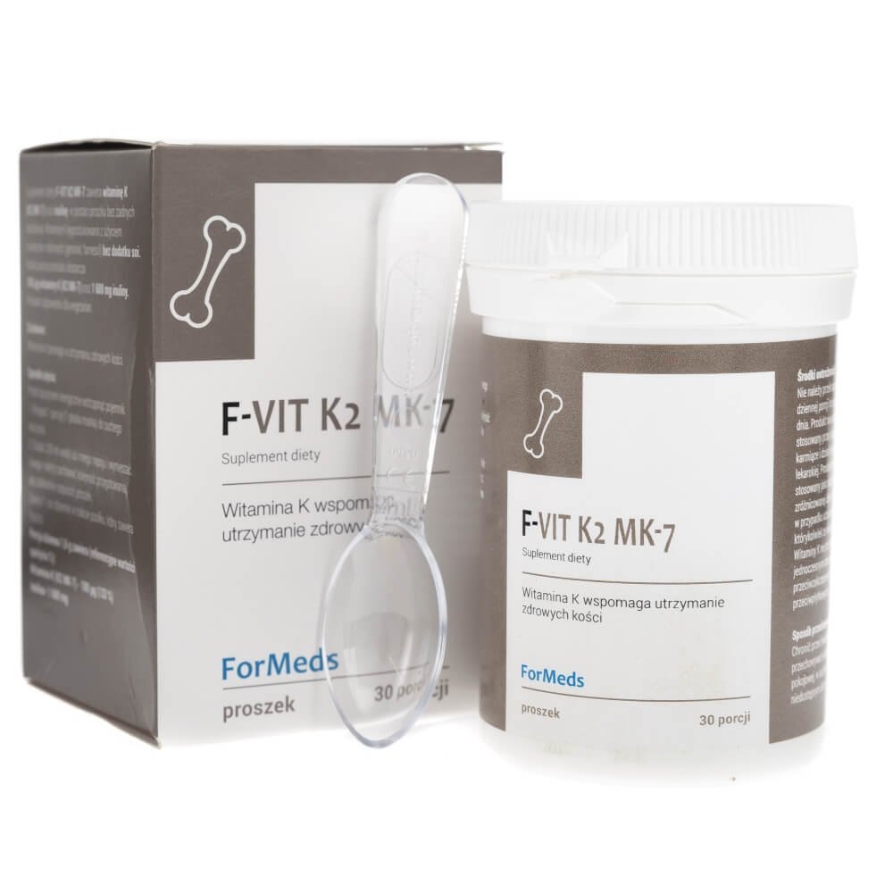 Фото - Вітаміни й мінерали K2 Suplement diety, F-Vit Witamina  MK-7 FORMEDS, 48 g 
