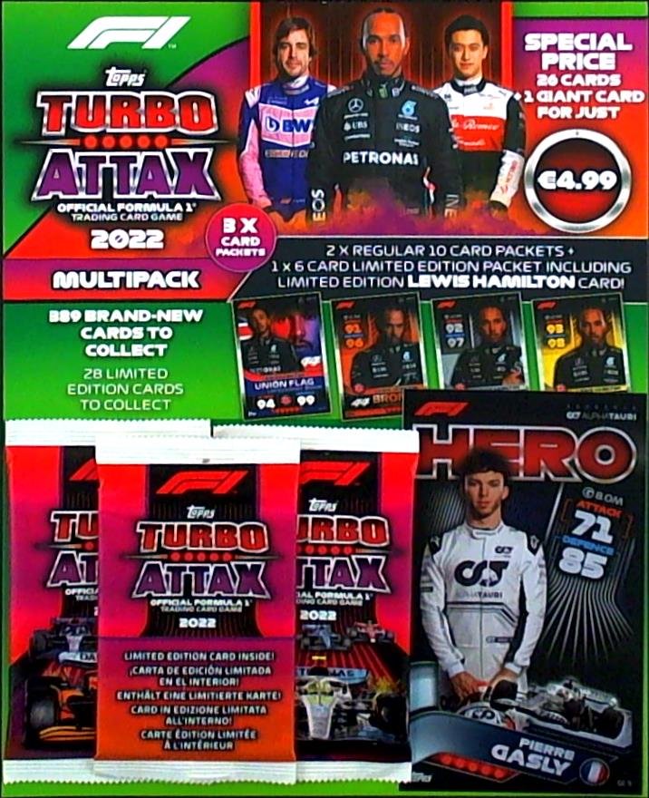 F1 Turbo Attax TCG Multipack z Kartami Burda Media Polska Sp. z o.o