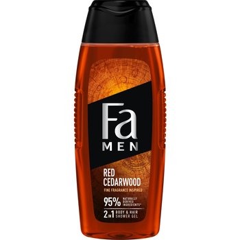 Fa Men Red Cedarwood Żel pod prysznic z formułą 2w1 o zapachu nut drzewnych czerwonego cedru 400ml - Fa