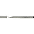 Faber-Castell, cienkopis 0.5 mm, Ecco Pigment Fibre-Tip Pen, czarny - Faber-Castell