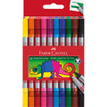 Faber-Castell, Flamastry dwustronne, 10 sztuk - Faber-Castell