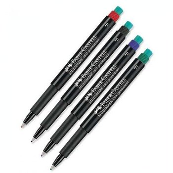 Faber-Castell, foliopis OHP F, zielony - Faber-Castell