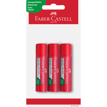 Faber-Castell, Klej w sztyfcie 10 G 3 sztuki, blister  - Faber-Castell