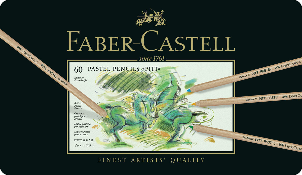 Фото - Малювання Faber-Castell , kredki pastelowe Pitt, 60 kolorów 