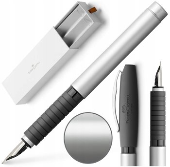 FABER-CASTELL Pióro wieczne eleganckie ETUI Essentio Szare stalówka EF - Faber-Castell