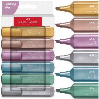 FABER-CASTELL Zakreślacz metaliczny mazak marker 1546 Metallic 6 kolorów - Faber-Castell
