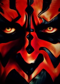 Face It! Star Wars Gwiezdne Wojny - Darth Maul - plakat 70x100 cm - Galeria Plakatu