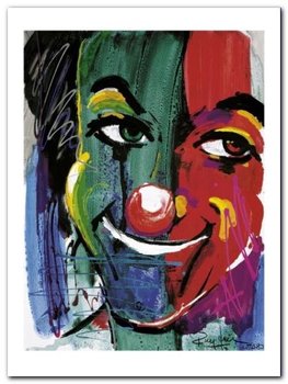 Face Of The Clown plakat obraz 60x80cm - Wizard+Genius