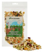 Factoryherbs MIESZANKA WARZYW LIOFILIZOWANYCH dla Królików i Gryzoni FACTORYHERBS