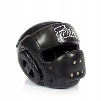 Fairtex Kask Bokserski HG14 z Ochroną Nosa Czarny XL
