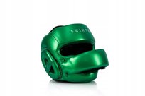 Fairtex Kask Bokserski Sparingowy HG17 z Ochroną Nosa Zielony M