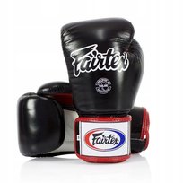 Fairtex Rękawice Bokserskie BGV1 Czarne/Białe/Czerwone 10oz